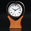 Heart Shaped Glass Alarm Clock
